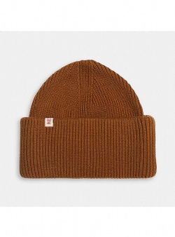 Revolution Big fold up beanie Light brown