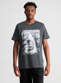 Dedicated Wish you were here tee Charcoal