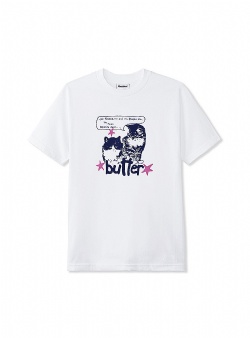 Butter Goods Upside down tee White