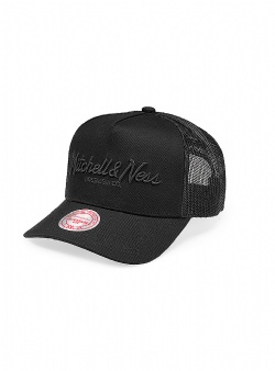 Mitchell and Ness Pinscript trucker Black black