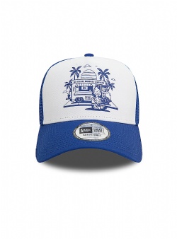 New Era Los Angeles graphic trucker Blue