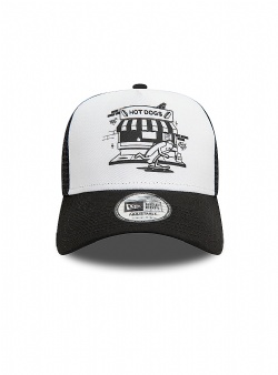 New Era New York graphic trucker Black