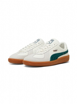 Puma Army Trainer Warm white dark myrtle