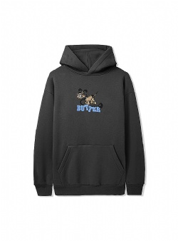 Butter Goods Unleash pullover hood Washed black