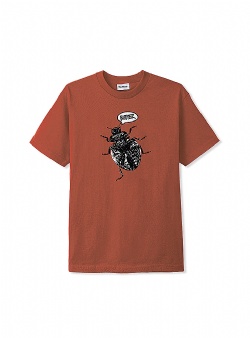 Butter Goods Beetle tee Ochre
