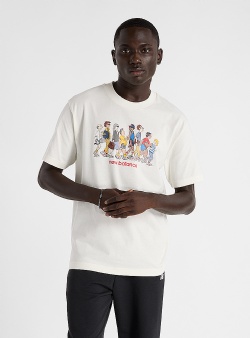 New Balance Athletics relaxed archive tee Sea salt