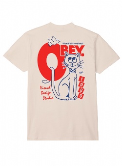 Obey Worlds friendliest tee Cream