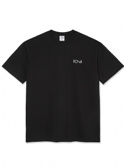Polar Skate Company Stroke logo tee Black white