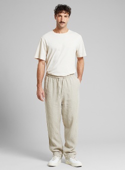 Dedicated Klitmoeller linen pants Ecru