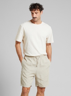 Dedicated Vejle shorts linen Ecru