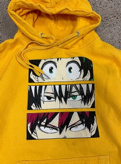 Sportif Vintage My Hero Academia hood L, Yellow