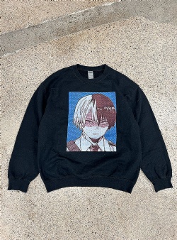 Sportif Vintage My Hero Academia crew M, Black