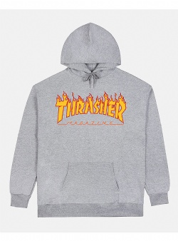 Thrasher Flame hood Grey