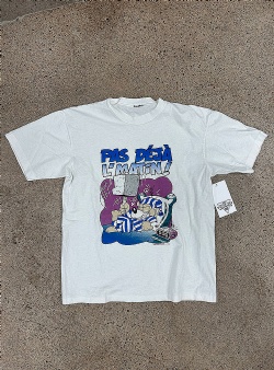 Sportif Vintage Pas deja l matin tee S?, White