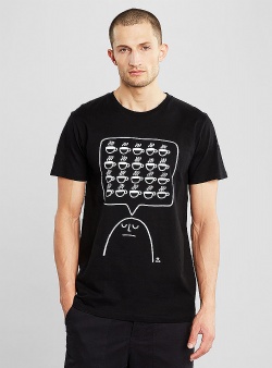 Dedicated Coffee mind tee Black