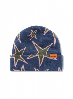 Butter Goods Stars cuff beanie Prussian