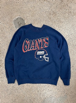 Sportif Vintage NY Giants NFL crew L, Navy