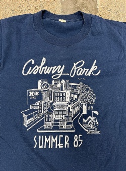 Sportif Vintage Asbury Park summer 85 tee L, Navy