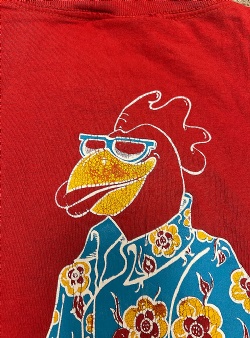 Sportif Vintage Tanners Chicken Lips tee XL, Red