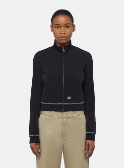 Dickies Funnel neckl fz cardigan Black