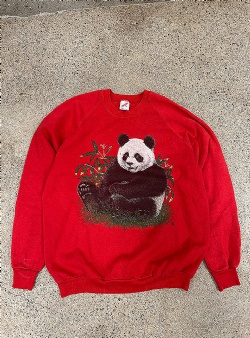 Sportif Vintage Panda crew XL, Red