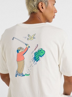 New Balance Athletics relaxed golf cartoon tee Sea salt