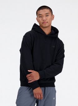 New Balance Athletics french terry hood Black