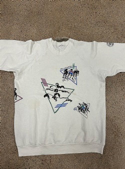 Sportif Vintage Tri sports crew M?, White