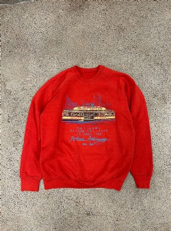 Sportif Vintage Mickeys Diner crew M?, Red