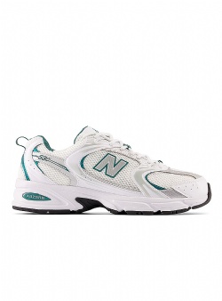New Balance MR530AB White silver metallic vintage teal