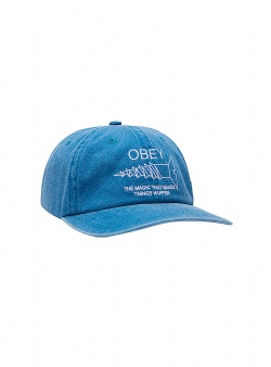 Obey Pigment things happen strapback Pigment blue