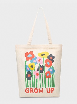 Dedicated Grow up tote bag Off white