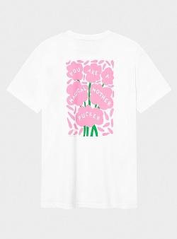Dedicated Magical flowers tee White