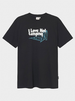 Dedicated Love not camping tee Black