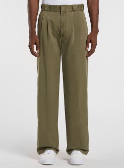 Dickies Unionville pleated work pant Military green