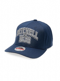 Mitchell and Ness Arch classic red snapback Navy