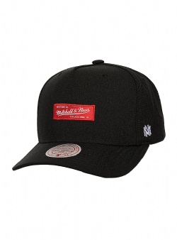 Mitchell and Ness Branded box logo pro crown snapback Black