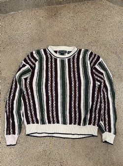 Sportif Vintage Editions by van heusen knit L, Green red white