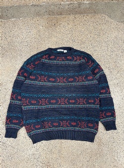 Sportif Vintage Claiborne knit L, Navy