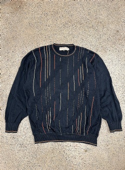 Sportif Vintage Norm thompson knit L, Black