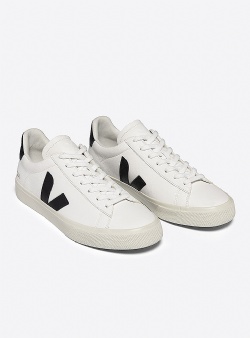 VEJA Campo leather White natural black