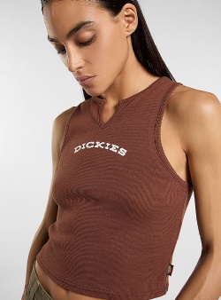 Dickies V neck top w Cappuccino
