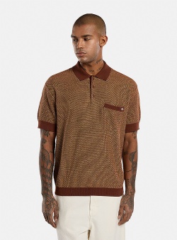 Dickies Rocky knit ss polo Oak buff