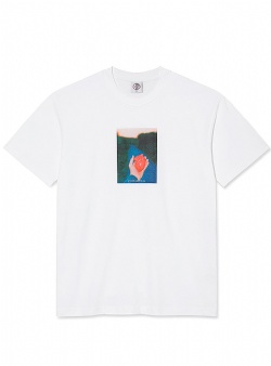 Polar Skate Company Heart in hand tee White