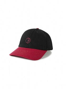 Polar Skate Company Sai stroke logo cap Black redcurrant