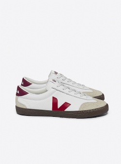 VEJA Volley leather White pekin bark
