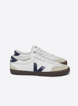 VEJA Volley leather White nautico bark