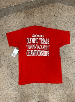 Sportif Vintage Jumpin Jackasses tee XL, Red