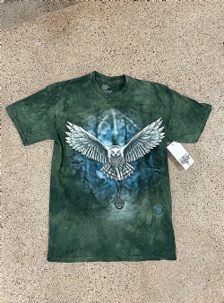 Sportif Vintage Owl tee M, Green