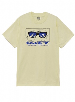 Obey The sience tee Pale yellow